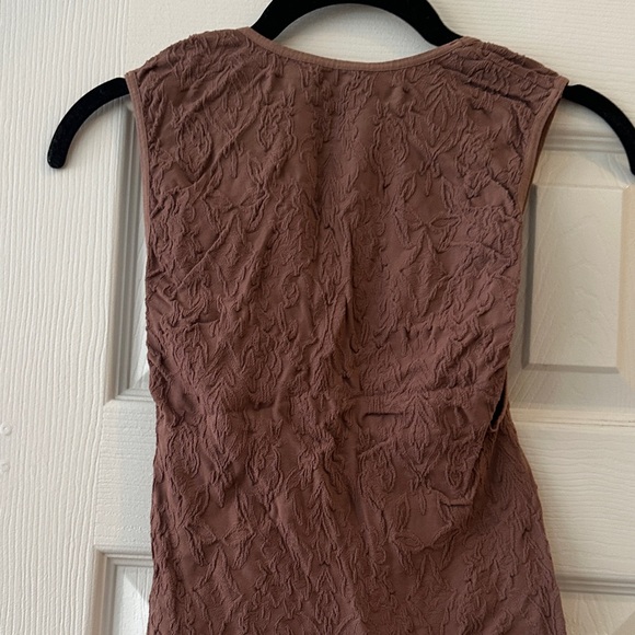 Free People Textured Brown Tank Top - Picture 3 of 3
